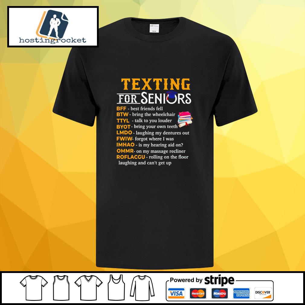 seniors friends shirt