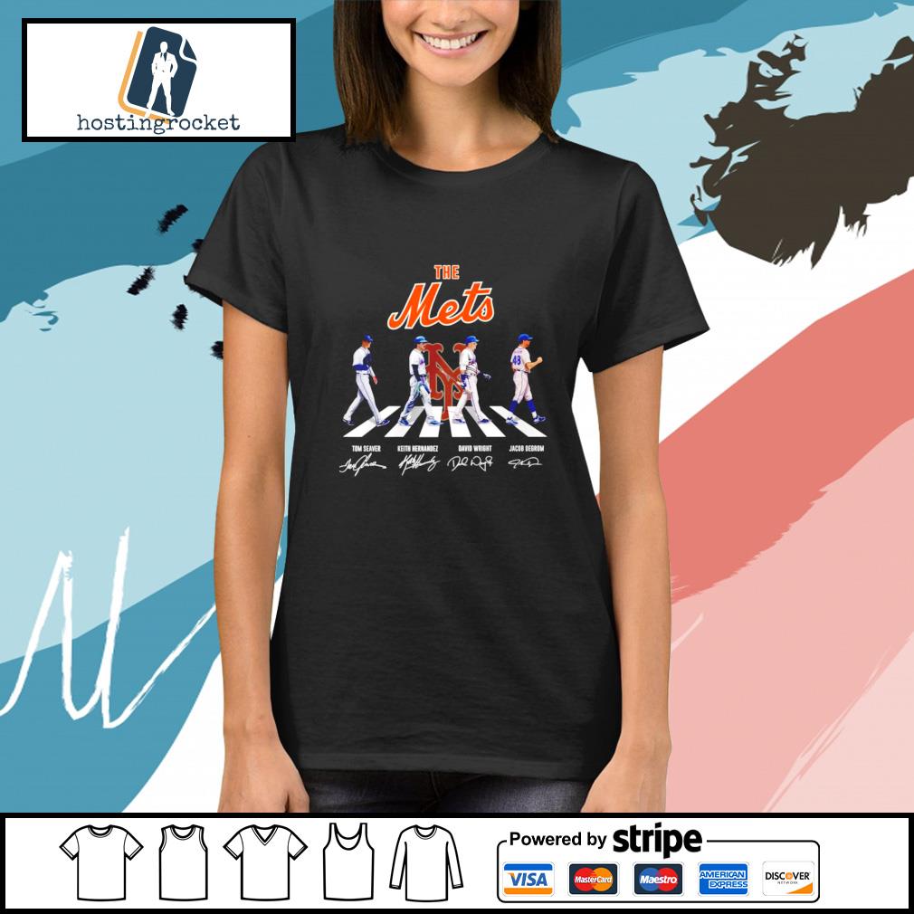 The New York Mets Tom Seaver Keith Hernandez David Wright Jacob Degrom  signatures Abbey Road shirt, hoodie, sweater, long sleeve and tank top