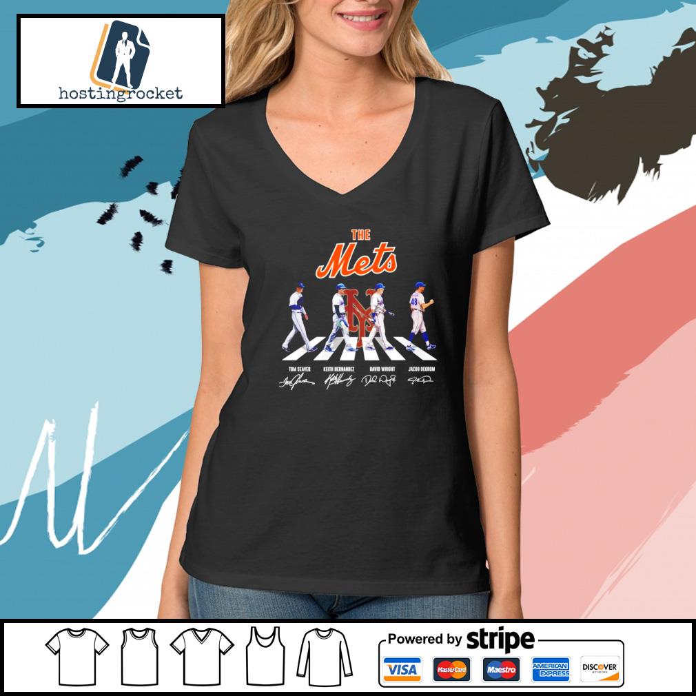 The New York Mets Tom Seaver Keith Hernandez David Wright Jacob Degrom  signatures Abbey Road shirt, hoodie, sweater, long sleeve and tank top