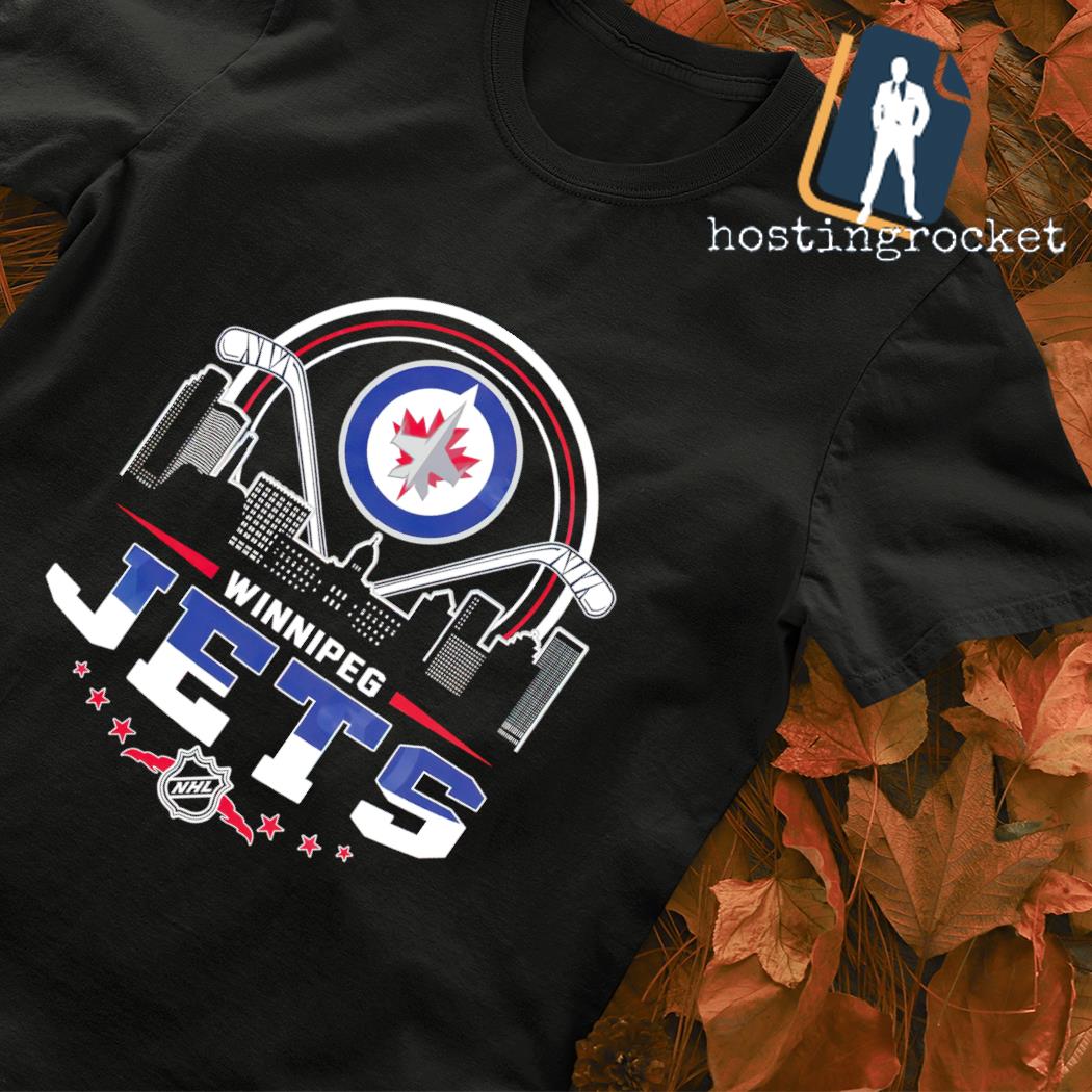 Winnipeg Jets NHL City Skyline Shirt - Heaven Shirt