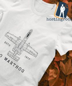 A10 Warthog estd 1977 shirt