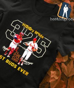 Adam Wainwright and Yadier Molina History Mode best buds ever signature shirt