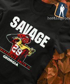 Christopher Smith II Savage Georgia football shirt