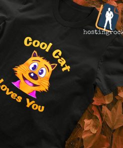 Cool cat loves you T-shirt