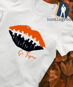 Go tigers football lips shirt