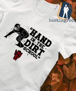 Hand in the dirt school NC State Wolfpack football shirt