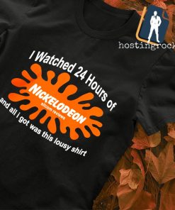 Nickelodeon sitcom reviews I watched 24 hours shirt