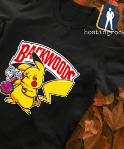 Pikachu smoking backwoods shirt