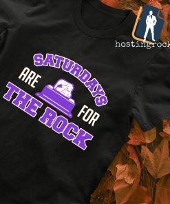 Saturdays are for the Rock Clemson Tigers football shirt