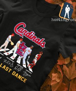 St. Louis Cardinals abbey road the last dance signature shirt