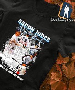 Aaron Judge 62 hrs New york Yankees single season al home run record shirt