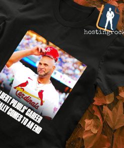 Albert Pujols career officially comes to an end shirt