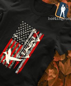 Compound bow flag hunter shirt