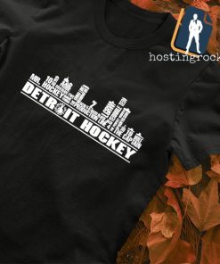 Detroit Hockey Skyline city shirt