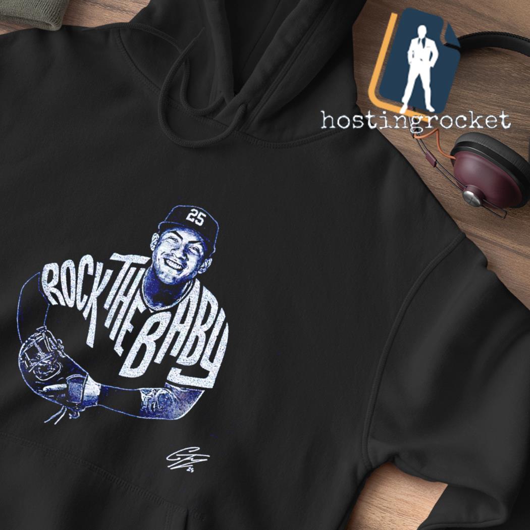 Gleyber torres rock the baby new york yankees league championship shirt,  hoodie, sweater, long sleeve and tank top