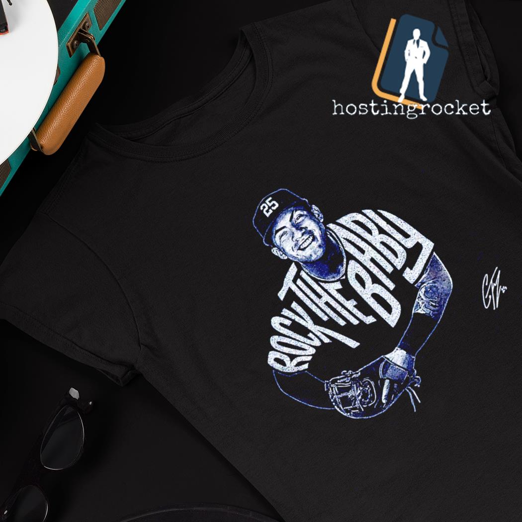 Gleyber Torres Rock The Baby T-Shirt - New York Yankees - Skullridding