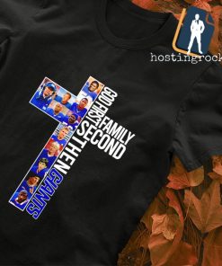 God first Family Second then Giants T-shirt
