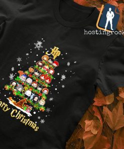 Harry Potter Chibi Harry Christmas tree light shirt