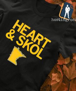 Heart and skol Minnesota shirt