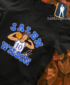 Jalen Wilson Kansas Jayhawks signature shirt