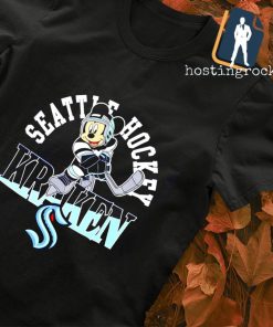 Mickey mouse Seattle Kraken hockey mascot shirt