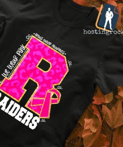 Raiders We wear pink breast cancer awareness shirt