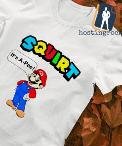 Squirt it's a-pee Mario shirt