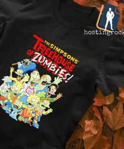 The simpsons treehouse of horror Zombies Halloween shirt