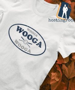 Wooga baseball logo shirt