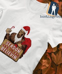 Bigfoot Season for Believing Christmas shirt