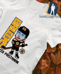 David Pastrnak Boston Bruins toddler pixel player shirt