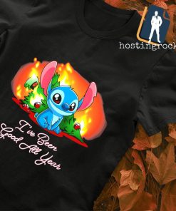 Stitch I've been good all year Christmas shirt