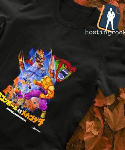 Supah Kaiju Battle Dragonball vs Mechagodzilla shirt