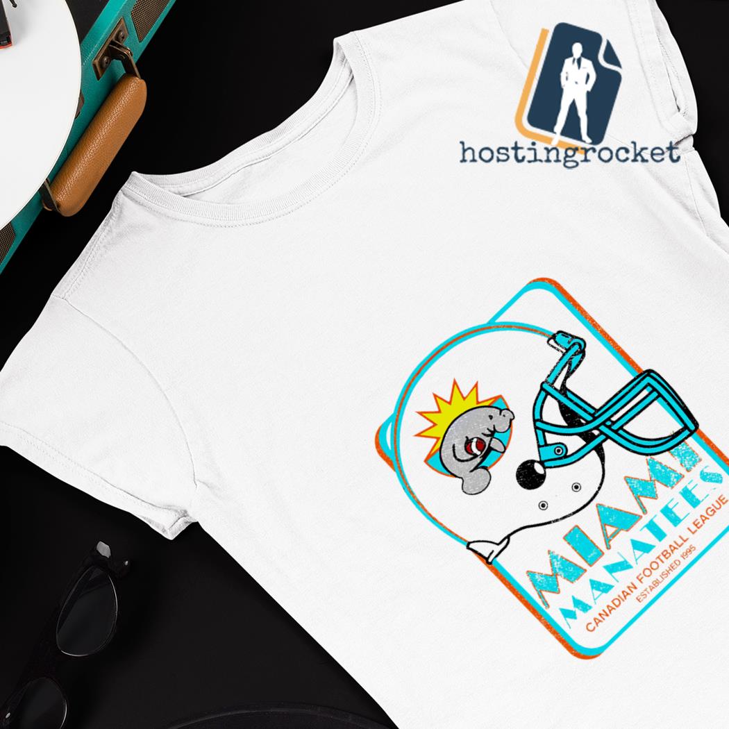 Miami Manatees Football, Vintage CFL Apparel