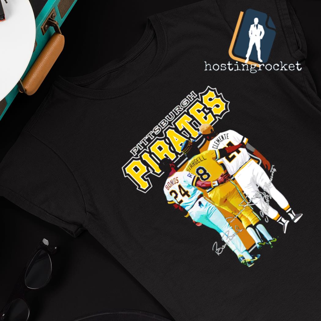 Pittsburgh Pirates Bonds Stargell Clemente Signature Shirt, hoodie