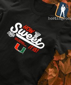 Miami Sweet Sixteen 2023 Division I Men's Basketball Championship shirt
