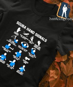 Scuba hand signals T-shirt