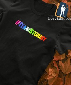 Team Stormy Rainbow logo shirt