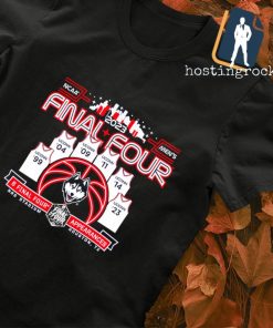 UConn Huskies 6 Final Four 2023 NCAA Men's Basketball Tournament March Madness shirt
