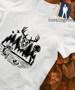 Deer hunting bass fishing shirt