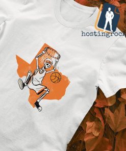 Skeleton player Texas Longhorns T-shirt