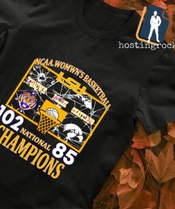 102-85 LSU Tigers Women's Basketball National Champions shirt