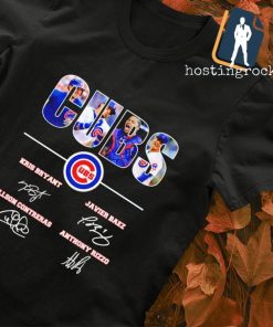 Chicago Cubs Kris Bryant Javier Baez Willson Contreras and Anthony Rizzo signature shirt