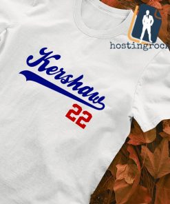 Kershaw 22 Los Angeles Baseball shirt