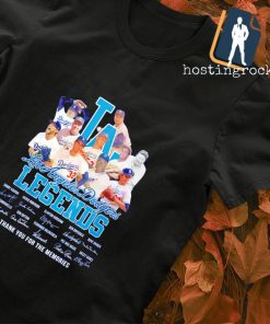 MLB Los Angeles Dodgers Legends thank you for the memories signature shirt