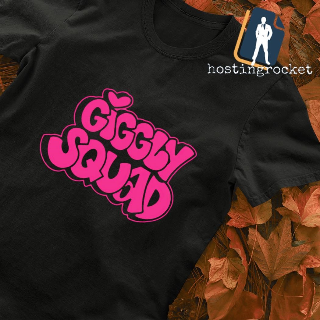 Giggly Squad Black Pink Shirt