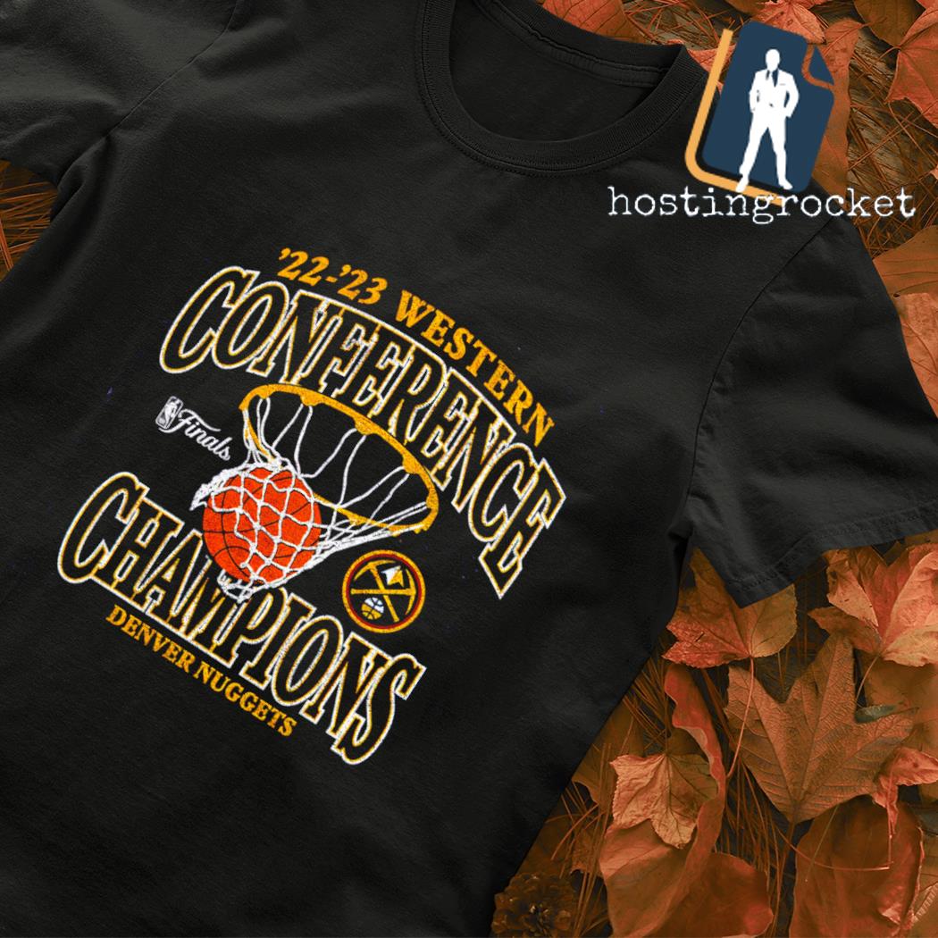 Denver Nuggets 2022-2023 Western Conference Champions Pass Hoops shirt