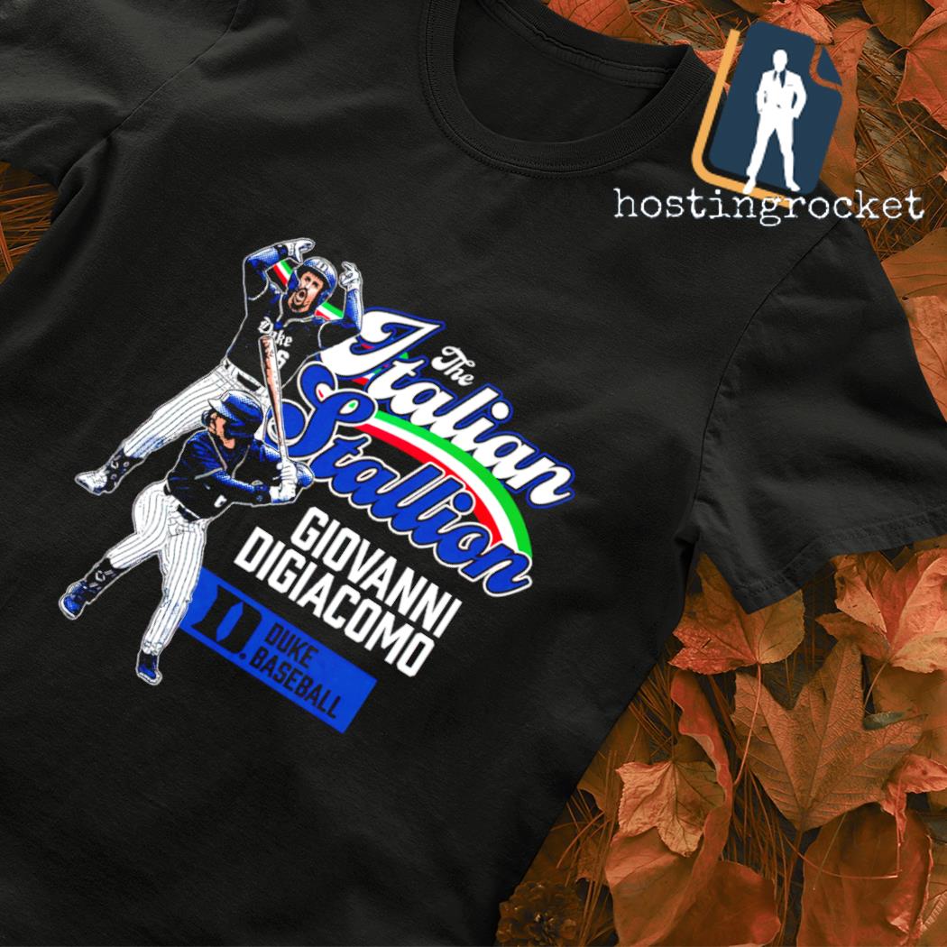 Giovanni Digiacomo the Italian Stallion Duke baseball shirt