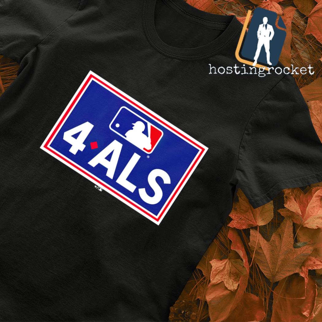 MLB 4ALS logo shirt