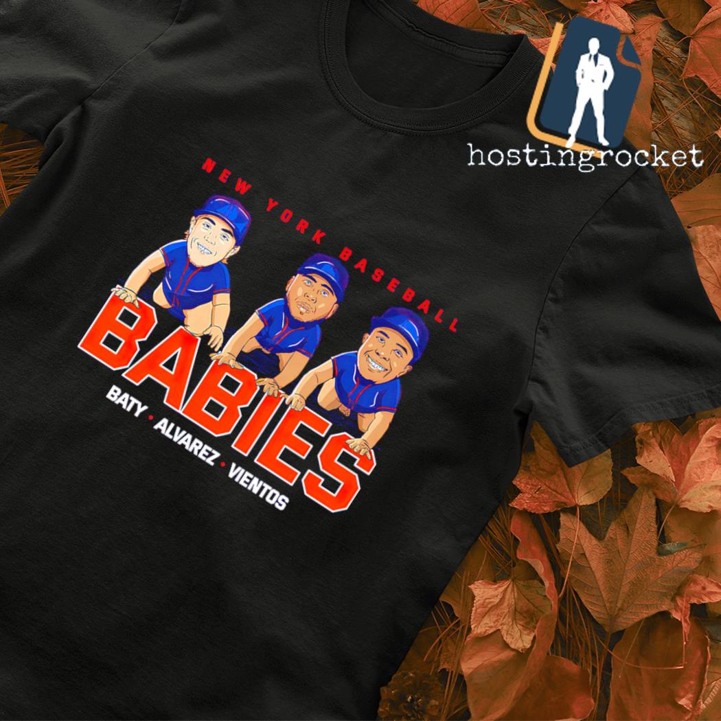 New York Baseball Babies Baty Alvarez and Vientos shirt